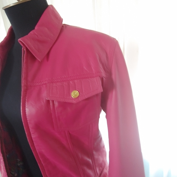 🔥 VINTAGE MAXIMA WILSON THE LEATHER EXPERTS 🔥SIZE L - Picture 7 of 9